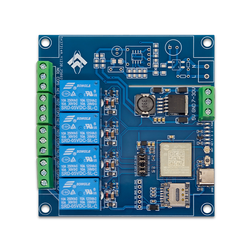 AIR780E 四路继电器模块 蓝牙WiFi开发板 D